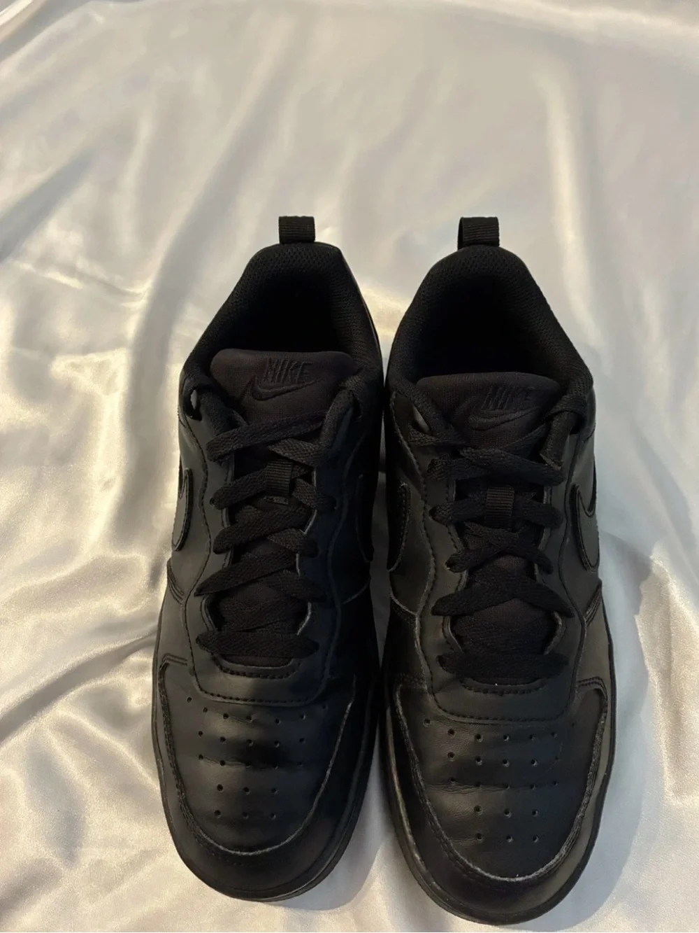 Nike Court Borough Low Recraft Shoes Youth 6.5 Lace Up Sneakers DV5456-002